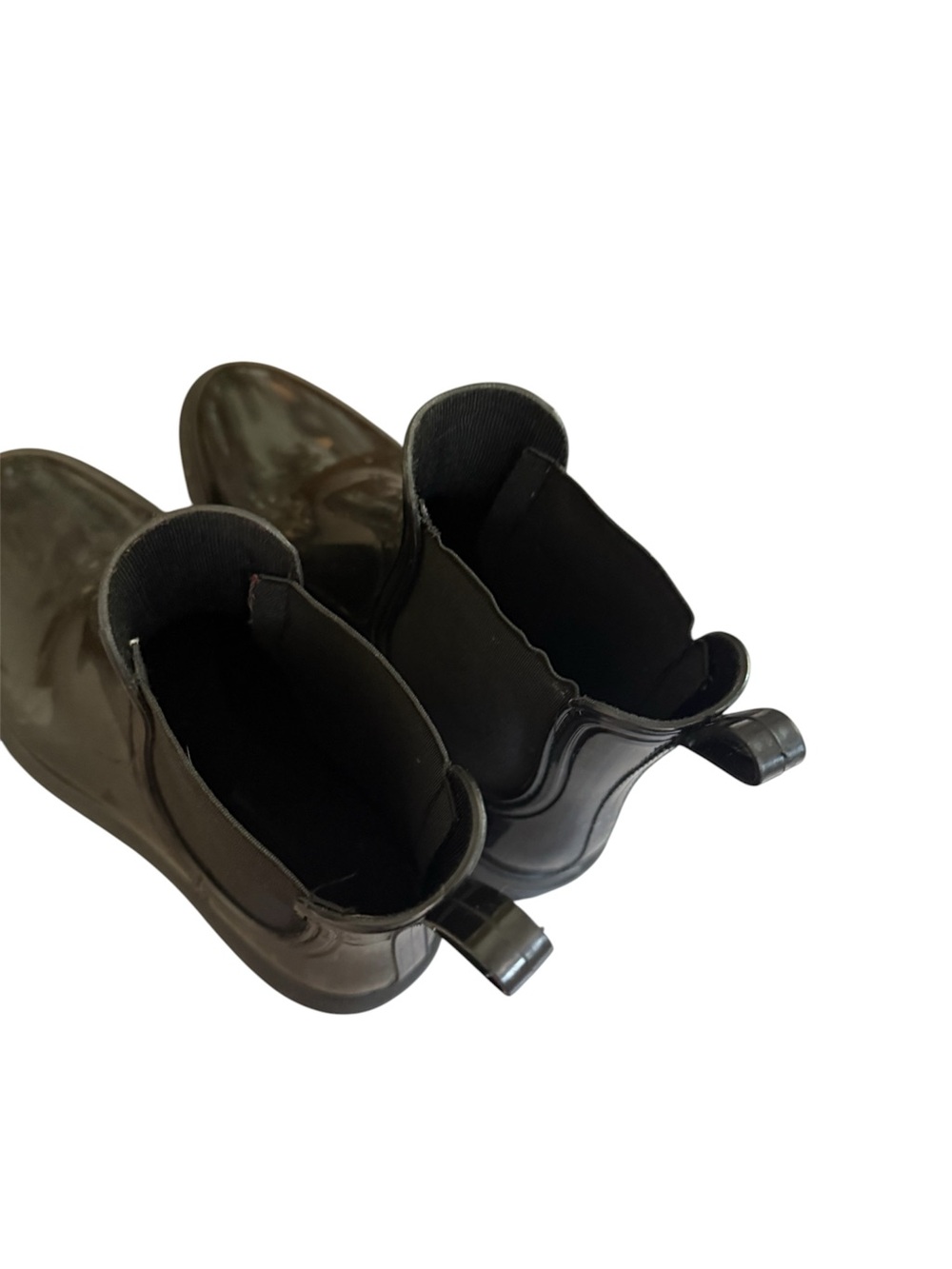 INC International Concepts Women's Black Gloss Chelsea Rain Boots - Picture 10 of 11